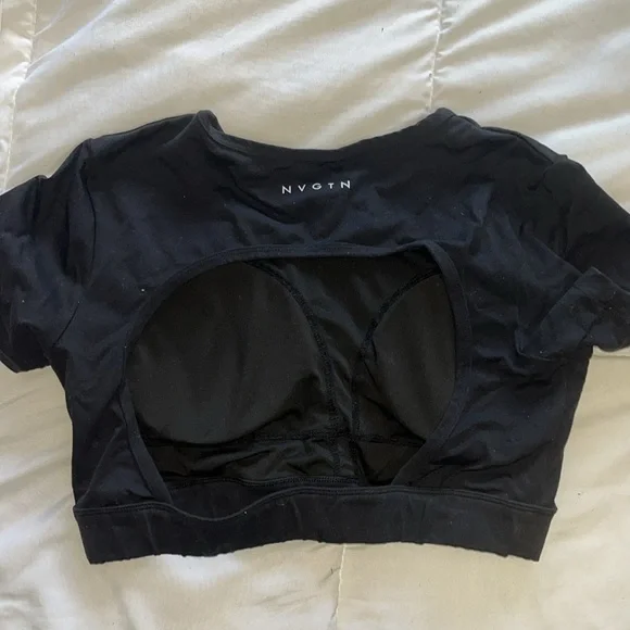 NVGTN open back tee crop top (sold out on site) - Picture 3 of 3